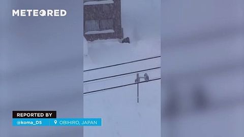Una histórica nevada paraliza la ciudad de Obihiro, Japón