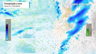 Agitação marítima, vento e precipitação colocam 14 distritos sob aviso amarelo e laranja entre amanhã e sábado