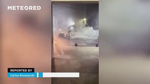 ¡Una gran tormenta deja lluvias fuertes y vientos huracanados en Concepción, Argentina! Hay importantes daños materiales