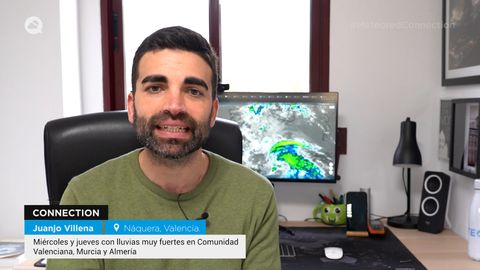 Miércoles y jueves con lluvias muy fuertes en Comunidad Valenciana, Murcia y Almería