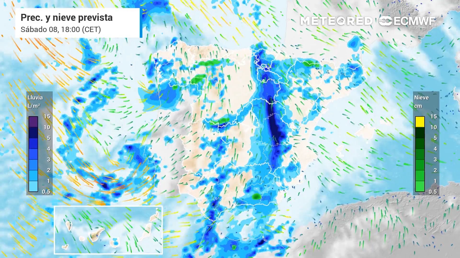 En unas horas el frente se convertirá en una línea de tormentas que barrerá media España: aquí las zonas más afectadas En unas horas el frente se convertirá en una línea de tormentas que barrerá media España: aquí las zonas más afectadas