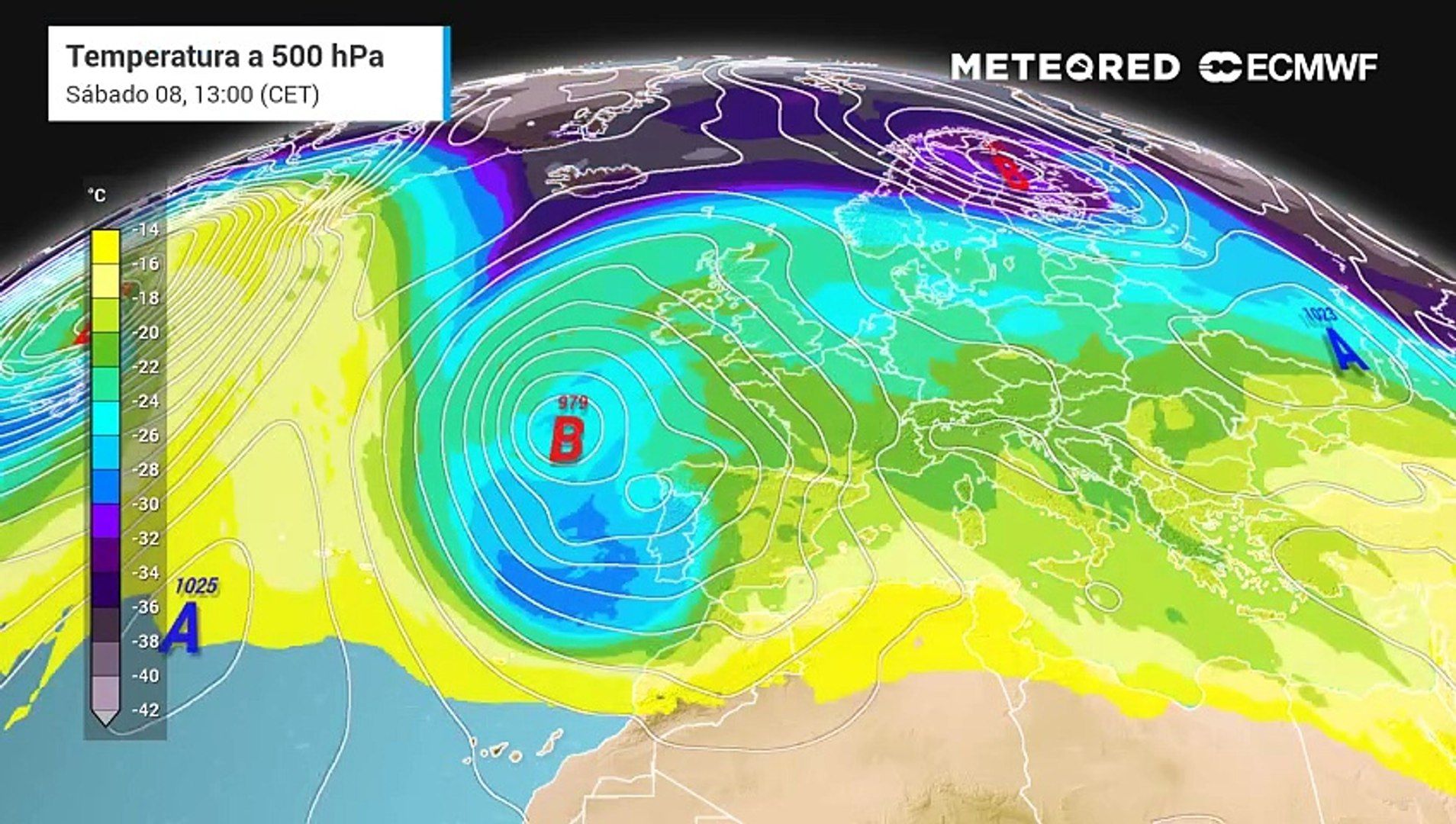 Entre mañana y el martes la borrasca Jana entrará a la España peninsular con todo un arsenal de tormentas Entre mañana y el martes la borrasca Jana entrará a la España peninsular con todo un arsenal de tormentas