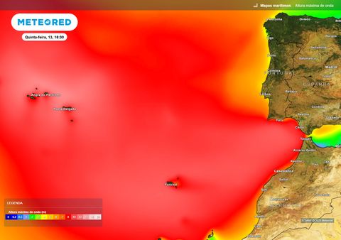  Konrad e uma depressão secundária deixam Portugal sob aviso amarelo e laranja devido à chuva, vento e agitação marítima
