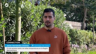 Fin de semana santo con altas temperaturas en la Región Metropolitana