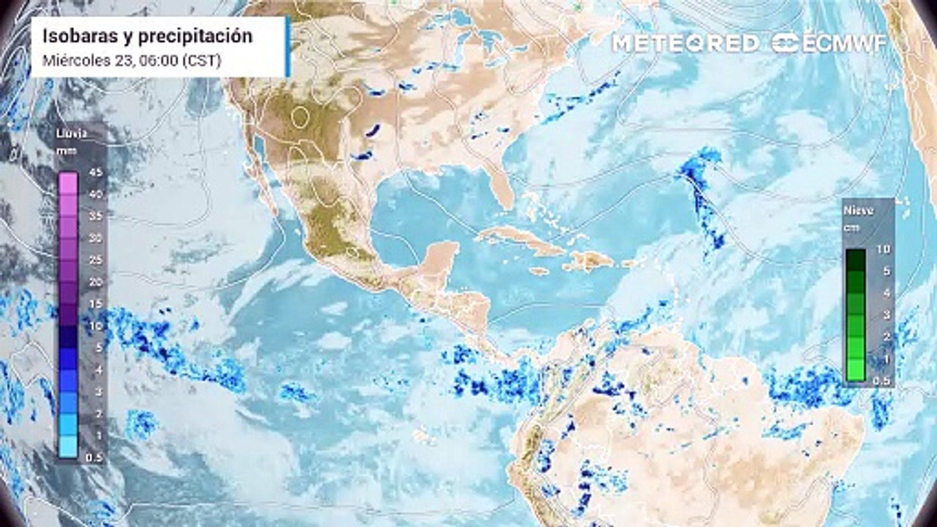 Este miércoles se preven lluvias fuertes de hasta 50 mm con tormentas eléctricas en los estados de Oaxaca y Chiapas. Noticias en tiempo real