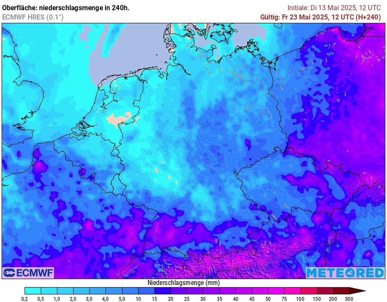 Kommt jetzt die Wetterwende? Modelle zeigen bis zu 100 Liter Regen – droht dem Sommer ein nasser und kühler Start?