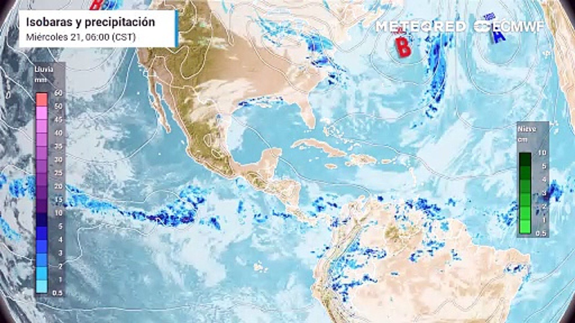 Lluvias muy fuertes de hasta 150 mm afectarán entre martes y jueves a Nuevo León, Tamaulipas y San Luis Potosí. Noticias en tiempo real