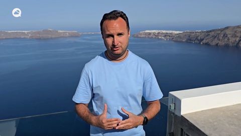 Terremoto di magnitudo 6.1 questa mattina a Santorini