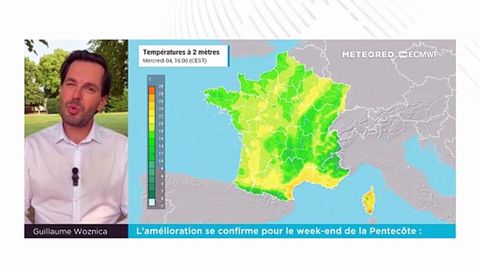 L’amélioration se confirme pour le week-end de la Pentecôte : quelles régions seront favorisées ?