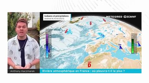 Rivière atmosphérique en France : où pleuvra-t-il le plus ?