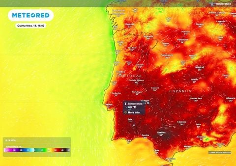Calor em Portugal persiste, mas com alívio em alguns locais