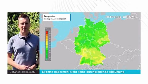 Der Sommer bleibt- Experte Habermehl sieht keine durchgreifende Abkühlung