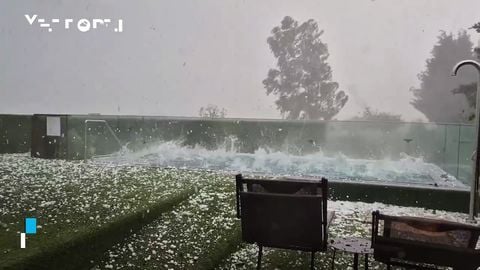 ¡Una catastrófica granizada arrasa Fügen, Austria! El fenómeno causó grandes daños materiales en la zona