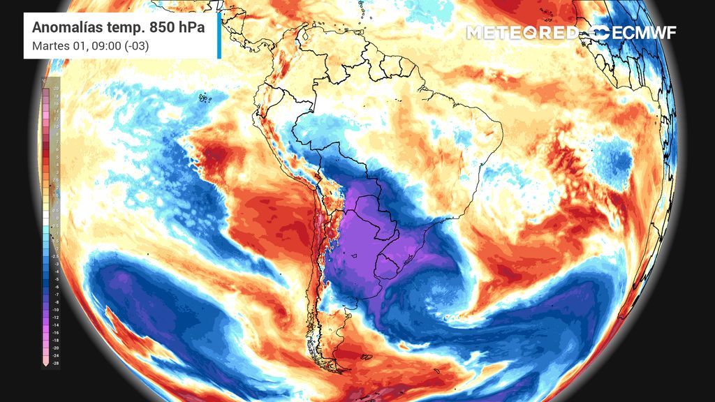 El SMN emite una alerta amarilla por frío extremo en más de la mitad de Argentina, pero no está Santa Fe
