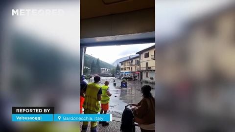 ¡Una gran inundación súbita provoca el caos en Bardonecchia, Italia! La crecida del torrente Frejus dejó daños muy importantes