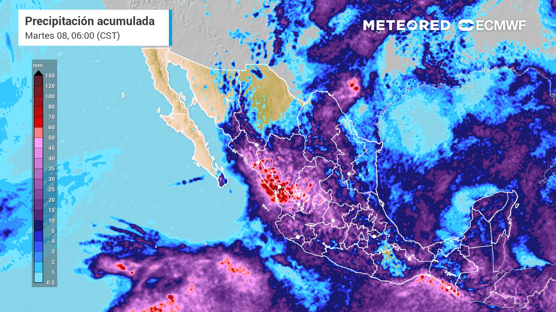 El tiempo en México esta semana: condiciones variables entre tormentas intensas, días soleados, calor y frío veraniego. Noticias en tiempo real