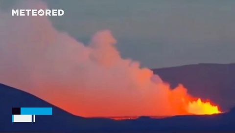 ¡Nueva erupción en la península de Reykjanes, Islandia! La fisura, de 700 metros, comienza en el sistema de cráteres Sundhnúksgígar