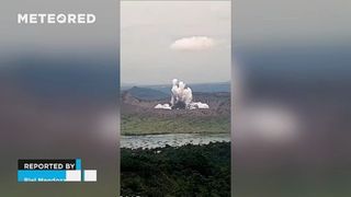 ¡Varios eventos freáticos sacuden el cráter del volcán Taál, Filipinas! El fenómeno duró más de 10 minutos
