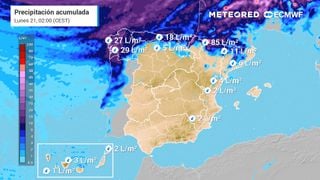 Lluvias y tormentas localmente fuertes en el norte de España
