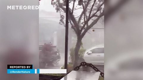 ¡Una tormenta muy violenta causa estragos en Ha Long, Vietnam! Se registraron vientos huracanados, lluvias de gran intensidad y granizo de gran tamaño
