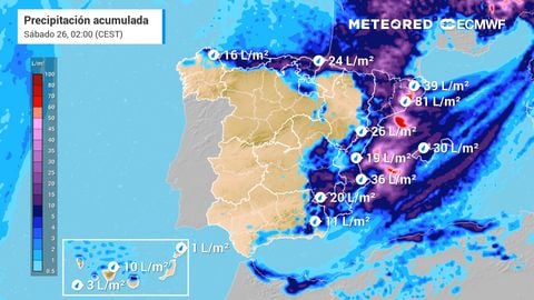 En unas horas habrá fenómenos adversos en el Mediterráneo
