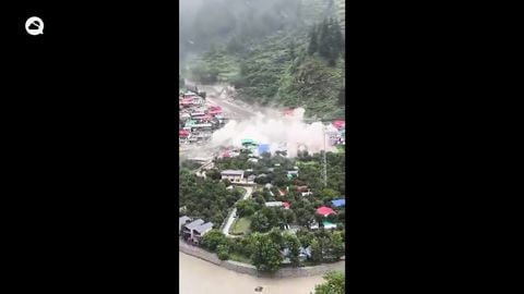 Un aguacero provoca una destrucción masiva en Uttrakhand, India.