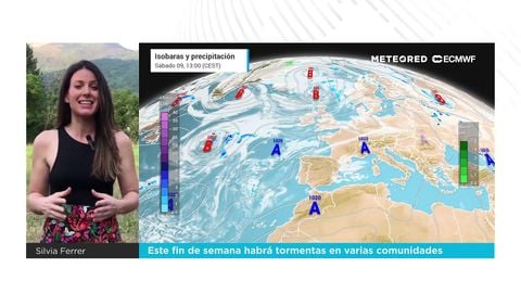 Este fin de semana habrá tormentas en varias comunidades