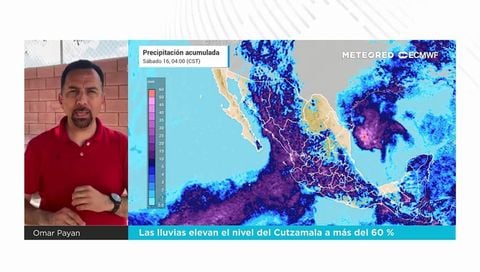 Las lluvias elevan el nivel del Cutzamala a más del 60 %