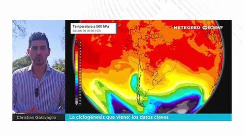 La ciclogénesis que viene: los datos claves