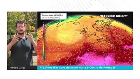 Próximos dias com chuva no Norte e Centro de Portugal