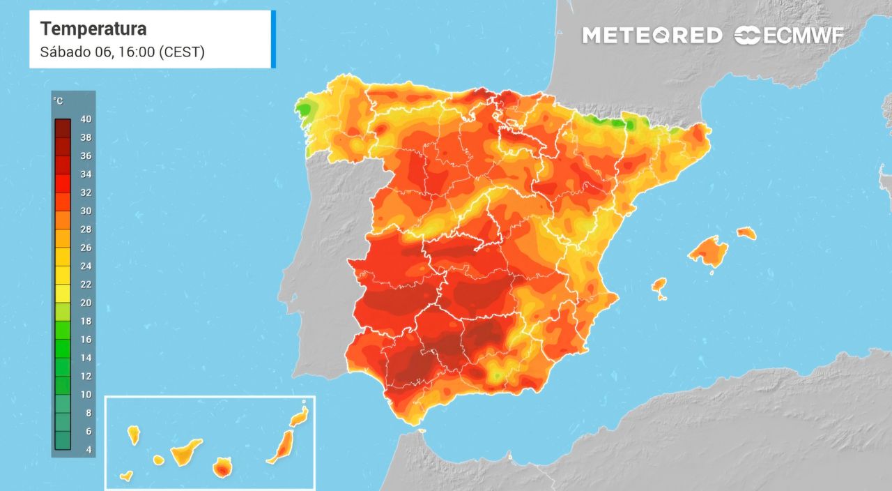 Subridon Subidón térmico en España: más de 35 °C en varias capitales