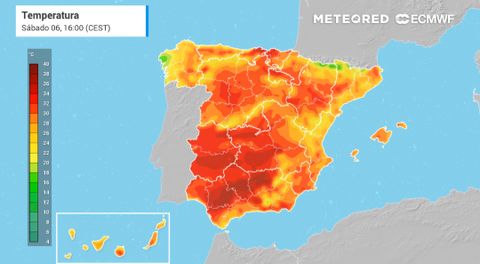 Subidón térmico en España: más de 35 °C en varias capitales