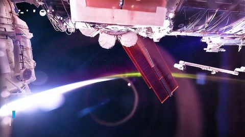¡Captan una impresionante aurora desde la Estación Espacial Internacional! El astronauta Jonny Kim grabó el fenómeno desde el espacio