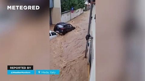 Graves inundaciones en Lombardía, Italia. Los bomberos han realizado cientos de intervenciones