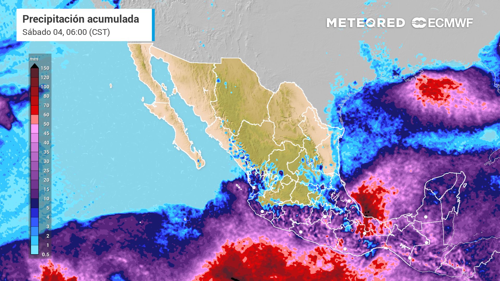 El tiempo en México este fin de semana: nuevo ciclón tropical en el Pacífico ocasionará lluvias torrenciales . Noticias en tiempo real