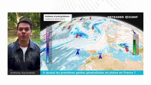 À quand les premières gelées généralisées en plaine en France ?