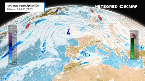 Inminentes tormentas muy fuertes en el golfo de Valencia