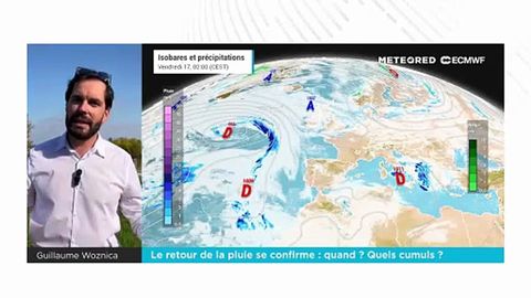Le retour de la pluie se confirme : quand ? Quels cumuls ?
