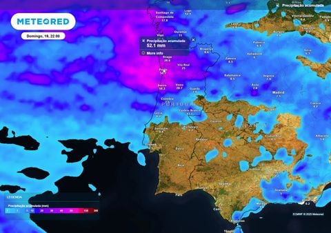 Este domingo, dia 19, a chuva chegará a Portugal continental