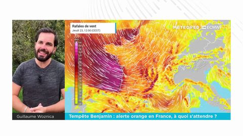 Tempête Benjamin : alerte orange en France, à quoi s'attendre ?
