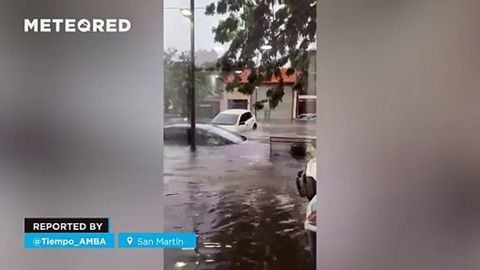 Graves inundaciones en el área metropolitana de Buenos Aires