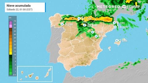 La cota de nieve se desplomará en el norte peninsular