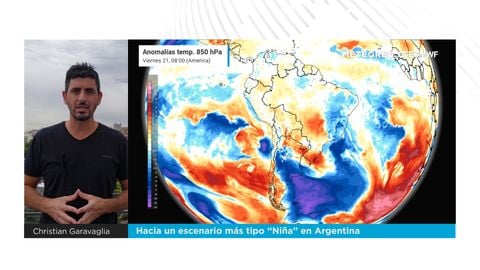 Hacia un escenario más tipo “Niña” en Argentina