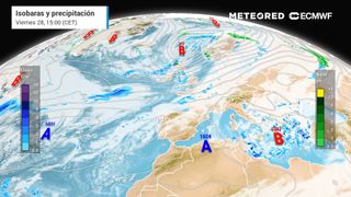 Este sábado llegará un nuevo sistema frontal a España