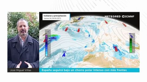 España seguirá bajo un chorro polar intenso con más frentes
