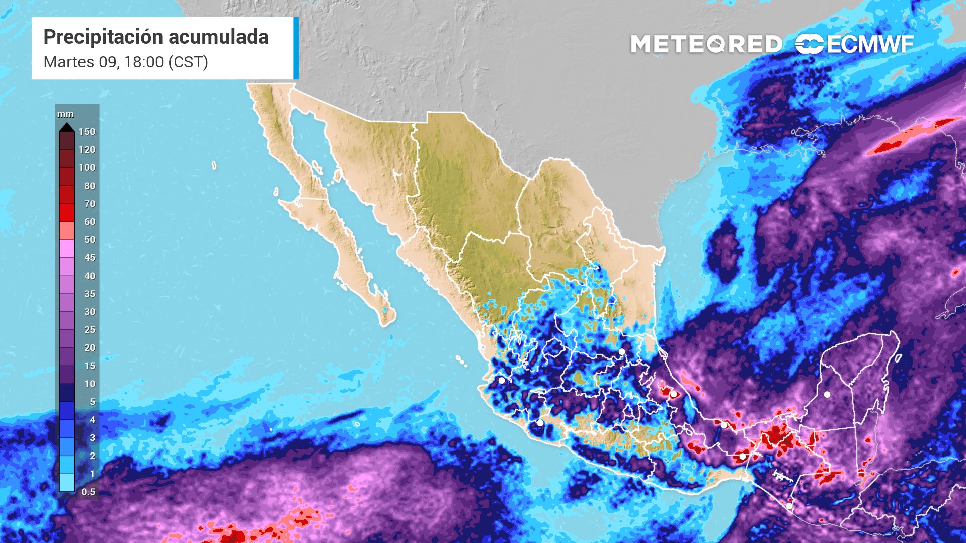 El frente frío 19 traerá lluvias intensas y festejos guadalupanos pasados por agua en la Península de Yucatán. Noticias en tiempo real