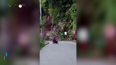 Un deslizamiento de tierra masivo se produjo esta mañana en Barangay Manipis, Filipinas