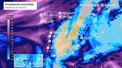 Un tren de frentes dejará más lluvias y nevadas en España