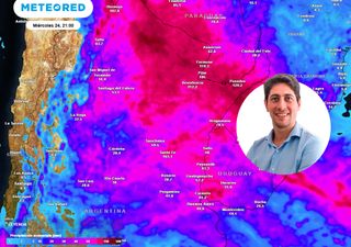 Tormentas generalizadas y alivio térmico temporario