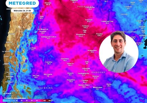 Tormentas generalizadas y alivio térmico temporario